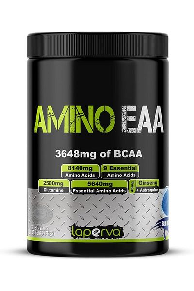 Laperva Amino EAA + Glutamine, Blue Raspberry, 390 Gm