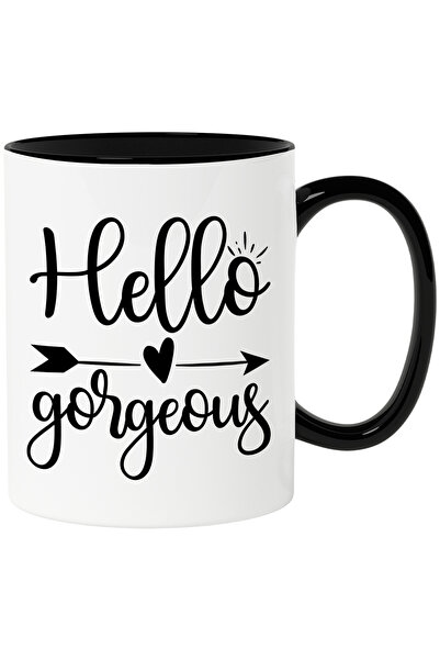 StoryGift Romania Cana Cu Inimioara Si Textul "hello, Gorgeous" - Buna, Super...