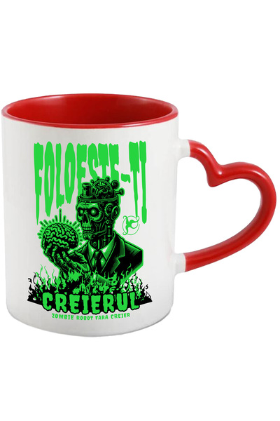 StoryGift Romania Cana Foloseste-ti Creierul - Zombie Robot Fara Creier, 330m...
