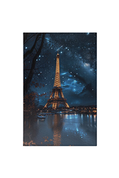 StoryGift Romania Tablou Canvas: Parisul Și Turnul Eifel În Cădere De Stele S...