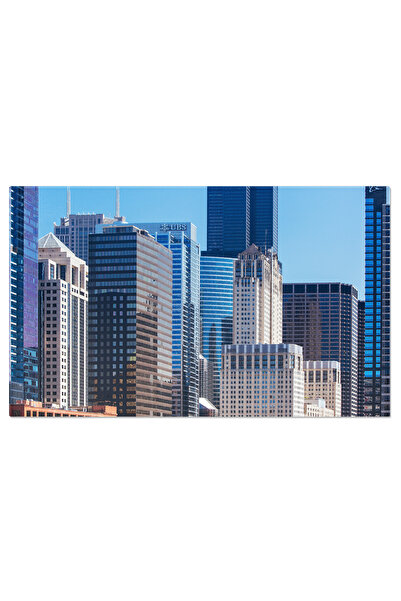 StoryGift Romania Tablou Canvas Arhitectura Moderna In Chicago America, Arhit...