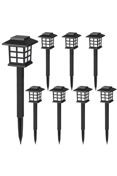 UpWay Karanlık Sensörlü Solar Çim Armatürü Güneş Enerjili Bahçe Zemin Aydınla...