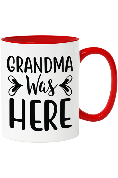 StoryGift Romania Cana Cu Textul "grandma Was Here" - Bunica A Fost Aici Cu M...