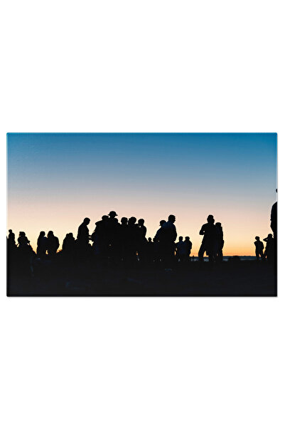 StoryGift Romania Tablou Canvas - Siluete La Apus De Soare: Calatorii Si Refl...