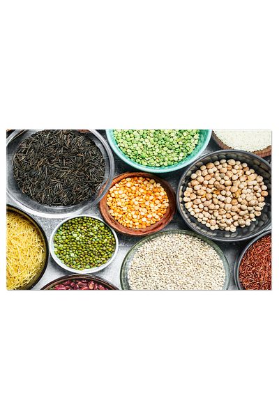 StoryGift Romania Tablou Canvas Asortiment Organic De Legume In Boluri O Selectie Colorata De Legume Uscate Si S