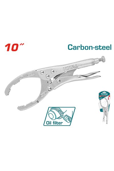 TOTAL 10" Automatic Oil Filter Pliers