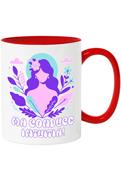 StoryGift Romania Cana Ma Conduce Intuitia Mesaj Pozitiv Fata, 330ml, Ceramic...