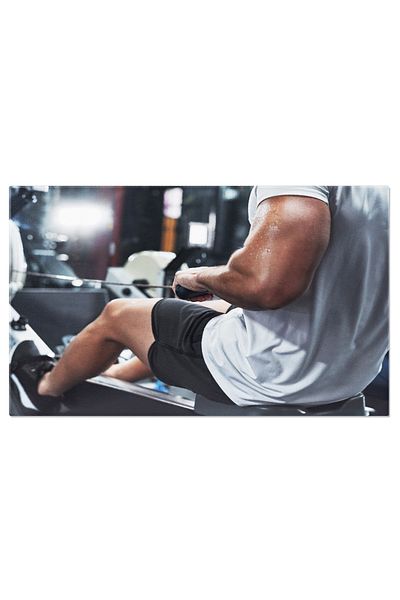 StoryGift Romania Canvas Print - Gym Fitness, Modern Equipment, Health And Sports, Intense Training