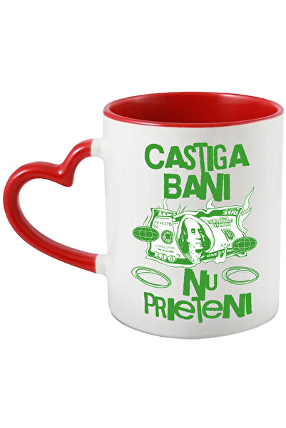 StoryGift Romania Cana Nu Prieteni Ci Bani Bacnota Lumea Moderna, 330ml, Cera...