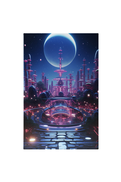 StoryGift Romania Tablou Canvas: Dimensiune Galactică- Artă Digitală Pictura ...