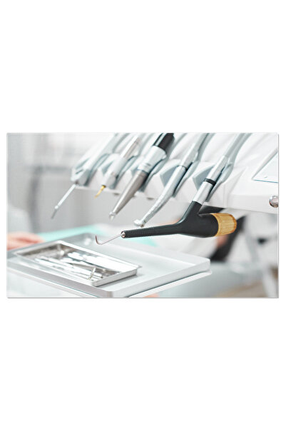 StoryGift Romania Tablou Canvas - Cabina Dentara Moderna, Echipamente Si Trat...