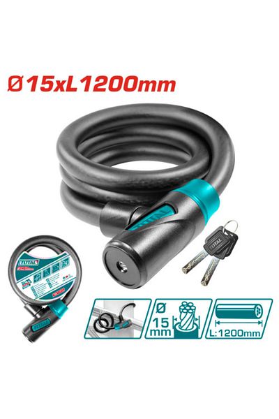 TOTAL 15xl 1200mm bike lock