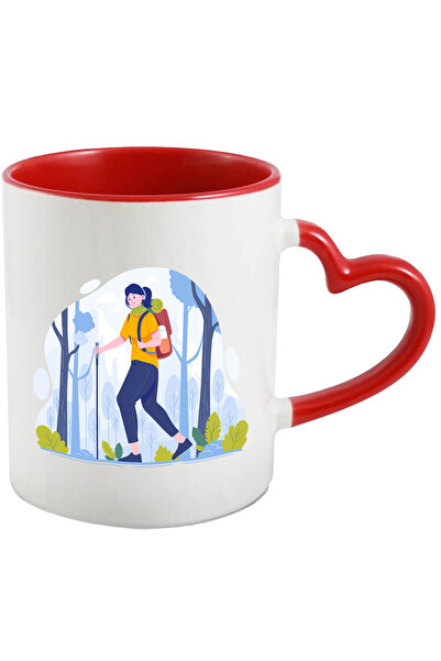 StoryGift Romania Cana Cu Padure, Munte, Nori, Drumetie, Bat, Ghiozdan, Ochel...