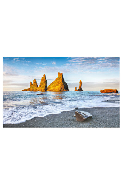 StoryGift Romania Tablou Canvas Destinatie Uimitoare Formatiunile Stancoase Troll Toes Apa, Cer, Plaja, Vara, Cal