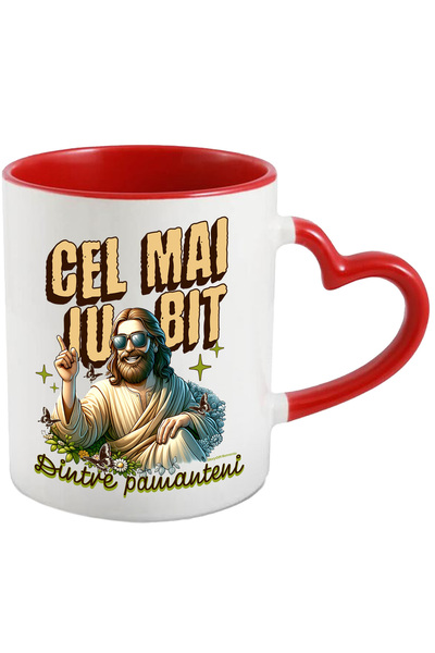 StoryGift Romania Cana Issus Cu Ochelarii De Soare Cel Mai Iubit , 330ml, Cer...