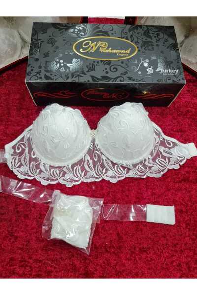 Lüx Wood gelinler için set sutyen takim