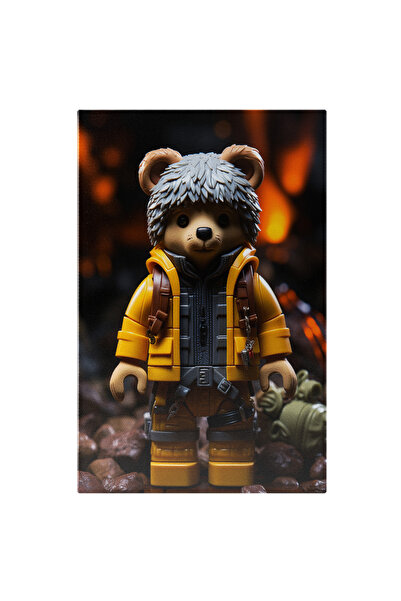 StoryGift Romania Tablou Canvas: Arici Dragut In Stil Lego Copil, Fictiune, C...