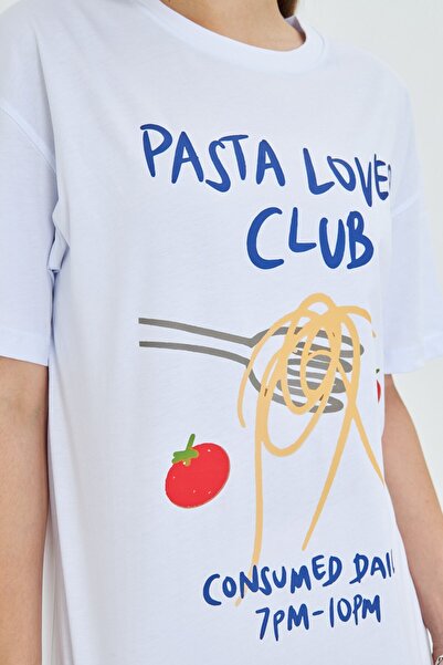 The Champ Clothing Tricou pentru femei 100% bumbac, confortabil, conceput pentru iubitorii de paste