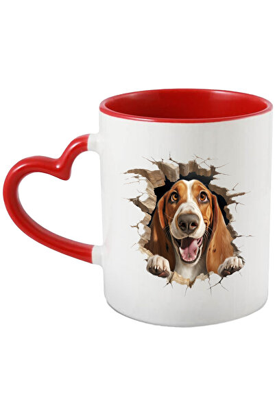 StoryGift Romania Cana Cu Un Caine Jucaus Care Scoate Capul Printr-un Perete ...