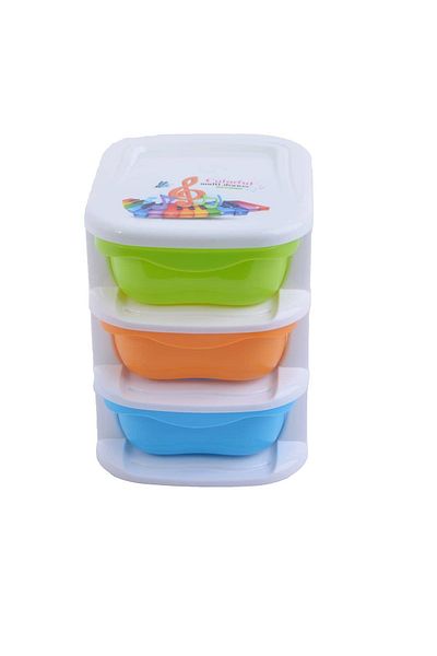 Other Small Storage Box with 3 Drawers