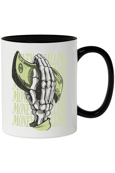 StoryGift Romania Cana Cu Mesaj In Engleza Money Calling, Cash, Bani, Mana, S...