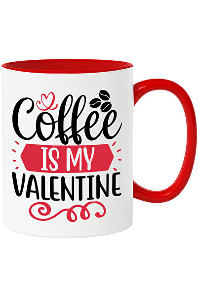StoryGift Romania Cana Pentru Iubitorii Cafelei Cu Textul "coffee Is My Valen...