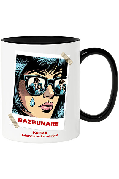 StoryGift Romania Cana Fata Tradata Razbunare Inselat Karma , 330ml, Ceramica...