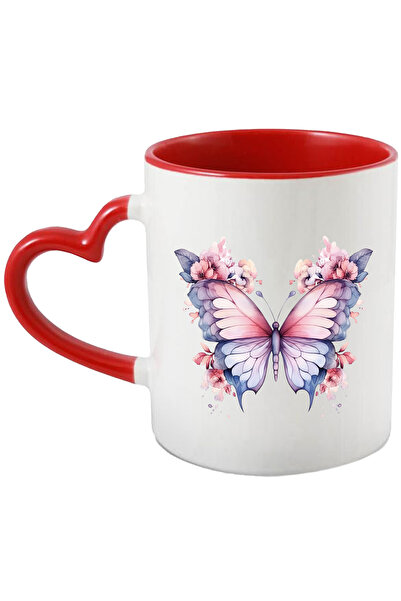 StoryGift Romania Cana Cu Un Fluture | Ilustratie | Floricele | Natura | Libe...