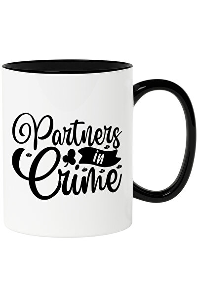 StoryGift Romania Cana Cu Inimioare Si Textul "partners In Crime" - Parteneri...