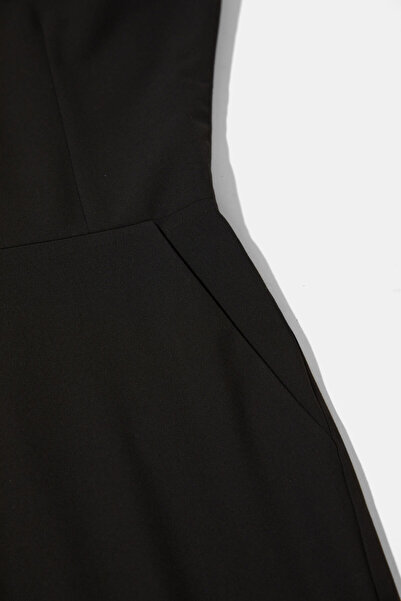 W Collection SİYAH KOLSUZ UZUN TULUM