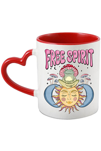 StoryGift Romania Cana Cu Mesajul "free Spirit", Stilul Hippie, Cultura, Ilus...
