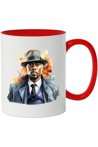 StoryGift Romania Mug With Nate Dogg, Singer, Rapper, Musician, Multicolor 330 ml, Ceramic with Man, With