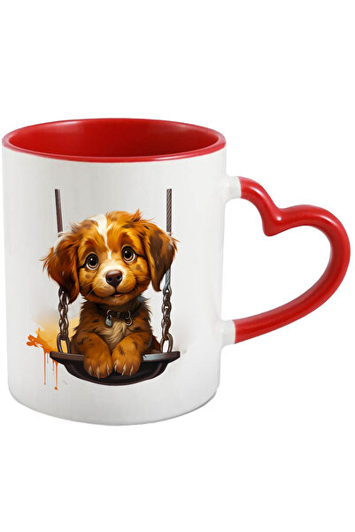 StoryGift Romania Cana Cu Un Catelus Care Se Da In Leagan | Ilustratie | Juca...