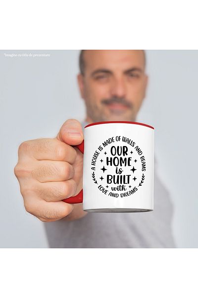 StoryGift Romania The mug for those who believe that a house is built with love and dreams with, With, STG.