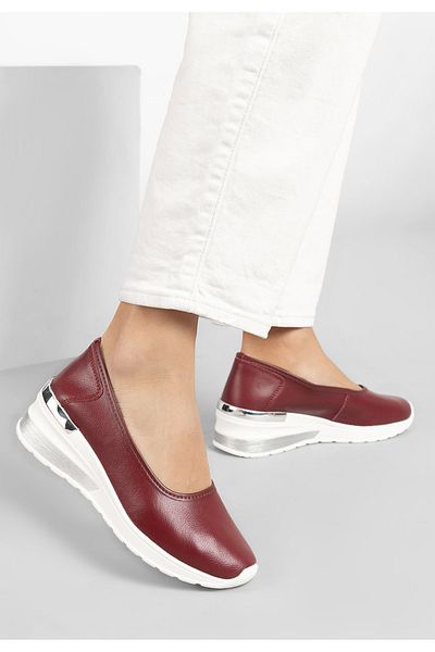 B T Shoes Grena Morgan Platform Shoes