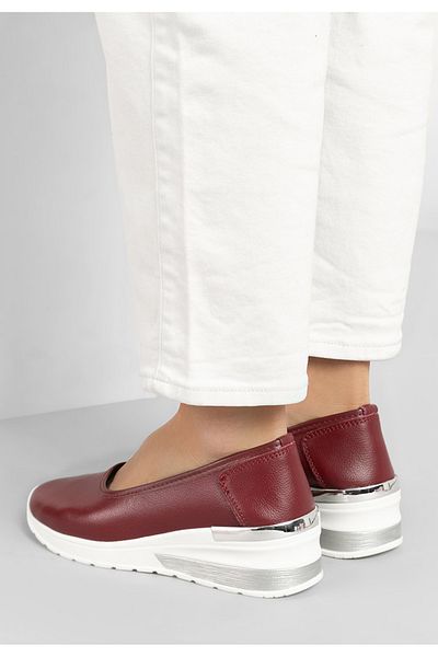 B T Shoes Grena Morgan Platform Shoes