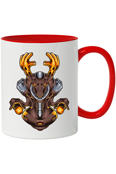 StoryGift Romania Cana Cu Extraterestru, Coarne, Robot, Sfere, Lava, Sci Fi, Multicolor 330 Ml, Ce, Cu ,stg