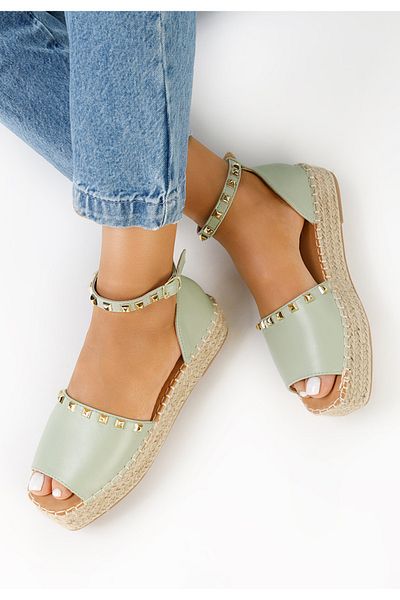 B T Shoes Espadrile Dama Firmosa Verzi