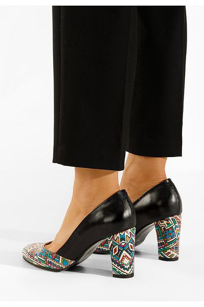 B T Shoes Pantofi Dama Piele Naturala Elona V2 Negri