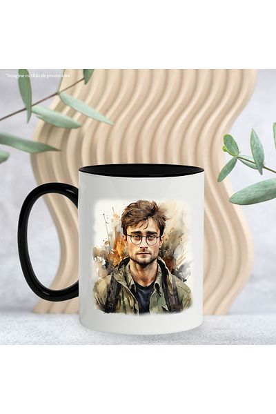 StoryGift Romania Mug With Harry Potter, Film, Books, Fictional Character, Multicolor 330 ml, Ceramic, With ,STG.