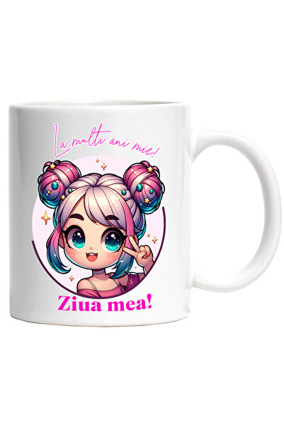 StoryGift Romania Cana Fata Stil Anime Vesela La Multi Ani Mie! Ziua Mea, 330...