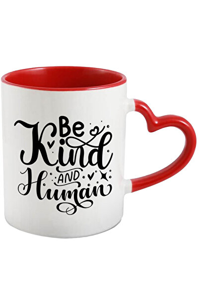 StoryGift Romania Cana Cu Inimioare Si Textul "be Kind And Human" - Fii Buna ...