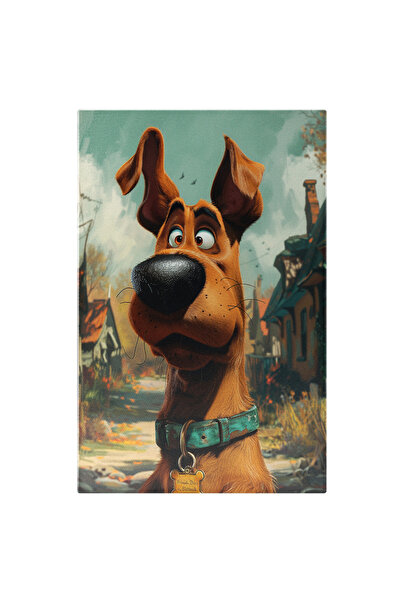 StoryGift Romania Tablou Canvas: Scooby Doo Cățelul Detectiv În Căutarea Rezolvării Misterului Din Orașul Fermeca