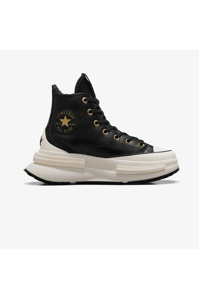Converse Run Star Legacy CX Unisex Siyah Deri Platform Sneaker