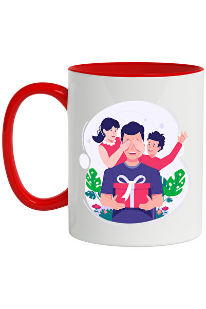 StoryGift Romania Cana Cu Copii, Tata, Parinte, Cadou, Flori, Multicolor 330 ...