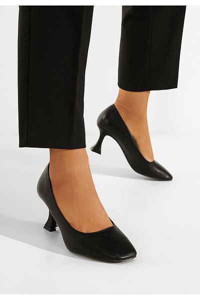 B T Shoes Pantofi Cu Toc Negri Quintana