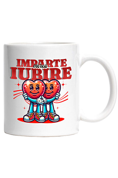 StoryGift Romania Cana Imparte Mereu Iubire Fii Bun Indragostit Inima, 330ml,...