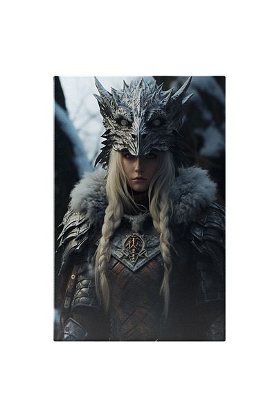 StoryGift Romania Tablou Canvas: Printesa Dragon Cosplay, Croiala Costum, Intuneric, Albastru Electric, Accesori