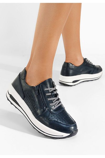 B T Shoes Sneakers Dama Piele Cidra Navy