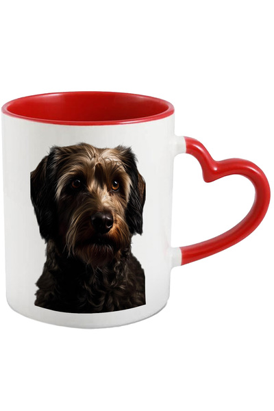 StoryGift Romania Cana Cu Portret Caine Dragut, Maroniu Cu Ochii Caprui, Blan...